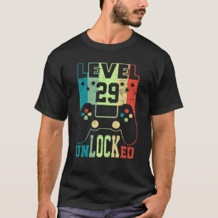 T-shirt Niveau 29 Jeu vidéo de chemise déverrouillée Jeu 2
