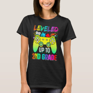 T-shirt Niveau 2e année débloqué Jeu sur le retour à l'éco