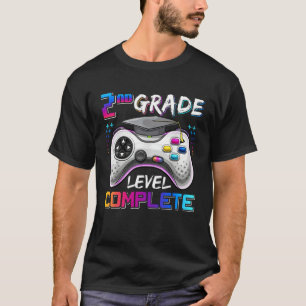 T-shirt Niveau 2e année terminé Joyeux dernier jour d'écol