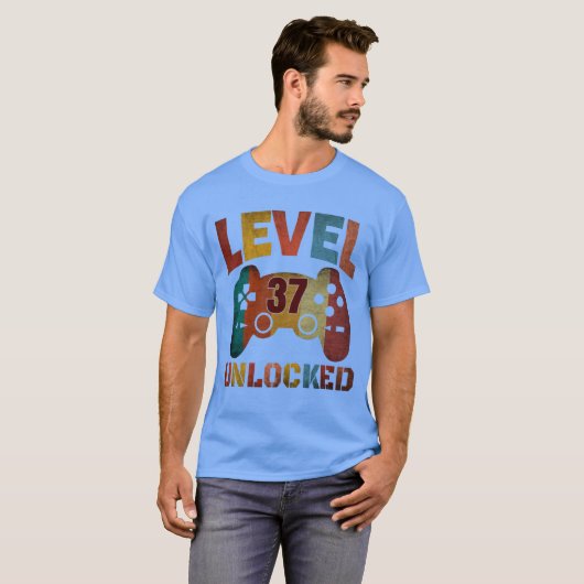 T-Shirt Niveau 37 débloqué (Devant entier)