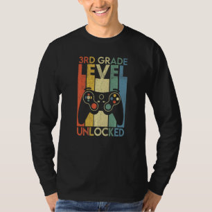 T-shirt Niveau 3e année vintage débloqué Retour à l'école