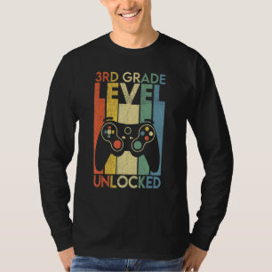T-shirt Niveau 3e année vintage débloqué Vi retour à l'éco