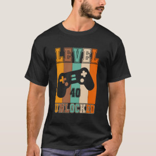 T-shirt Niveau 40 déverrouillé - édition anniversaire
