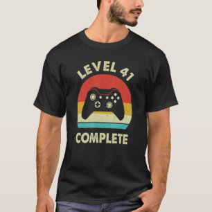 T-shirt Niveau 41 Anniversaire Mariage De 41 Ans Terminé P
