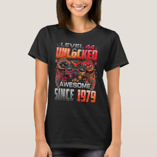 T-shirt Niveau 44 Déverrouillé stupéfiant depuis 1979 44e 