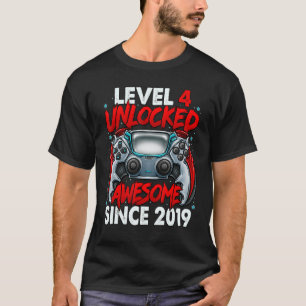 T-shirt Niveau 4 déverrouillé stupéfiant depuis 2019 4e an