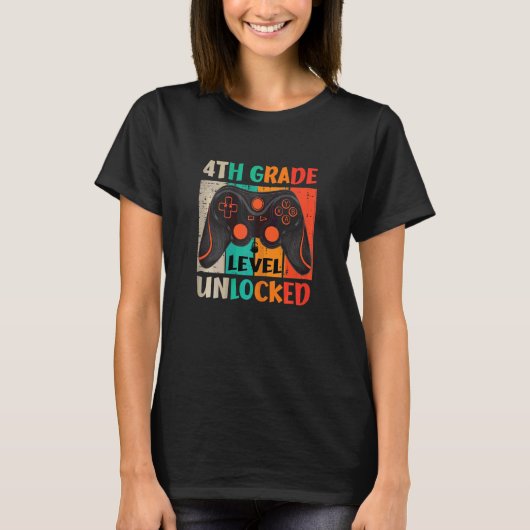 T-shirt Niveau 4e féminin débloqué (Devant)
