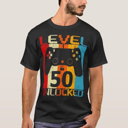T-shirt Niveau 50 déverrouillé (Devant)