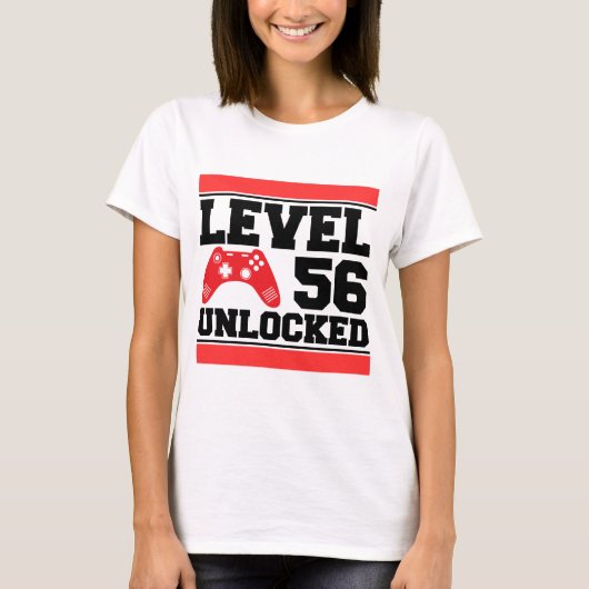 T-shirt Niveau 56 déverrouillé (Devant)