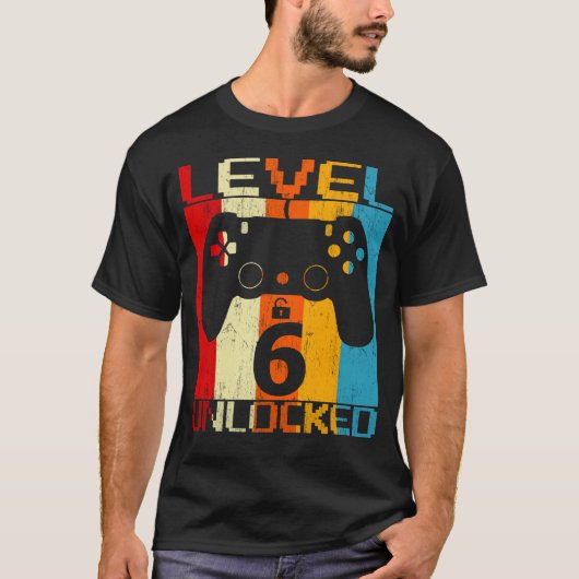 T-shirt Niveau 6 déverrouillé (Devant)