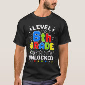 T-shirt Niveau 6e année débloqué (Devant)