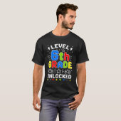 T-shirt Niveau 6e année débloqué (Devant entier)