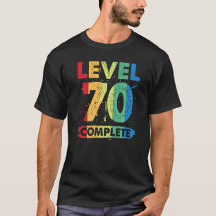 T-shirt Niveau 70 70e anniversaire de Mariage 70e année