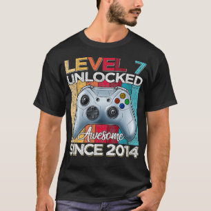 T-shirt Niveau 7 déverrouillé stupéfiant depuis 2014 7e an