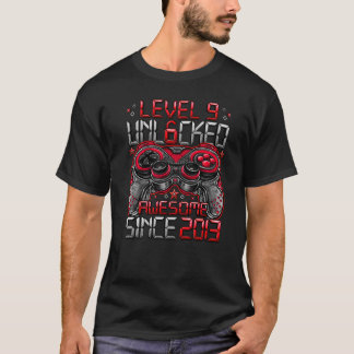 T-shirt Niveau 9 déverrouillé stupéfiant depuis 2013 9e an