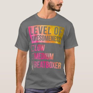 T-shirt Niveau Amusant De Compréhension Basse Beatbox Beat