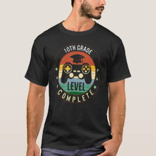 T-shirt Niveau de 10e année Gamer vidéo complet