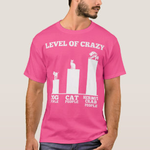 T-shirt Niveau De Crazy Hermit Crabe Coquillages Aquacultu