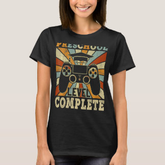 T-shirt Niveau de diplôme préscolaire Jeux Vidéo Complets 