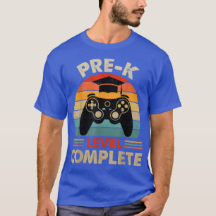 T-shirt Niveau de graduation Prek personnalisé Vidéo compl