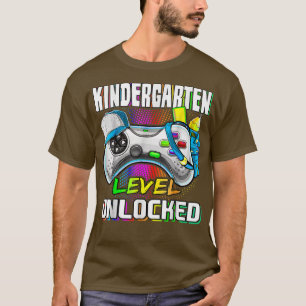 T-shirt Niveau De Jardin D'Enfants Déverrouillé Retour À G