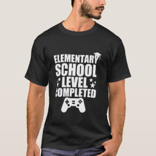 T-shirt Niveau de l'école primaire pour enfants terminé! G