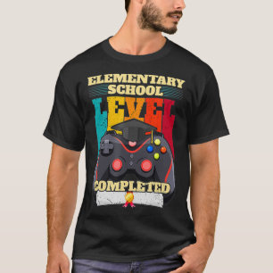 T-shirt Niveau de l'école primaire Terminé Funny Graduatio