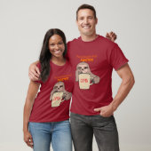 T-shirt Niveau de procrastination : Master - Lazy Sloth mu (Unisexe)