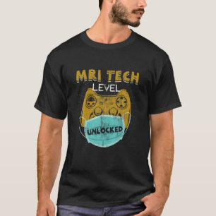 T-shirt Niveau de technologie IRM déverrouillé Amusant N