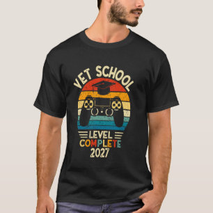 T-shirt Niveau d'études vétérinaires complété 2027 Drôle D
