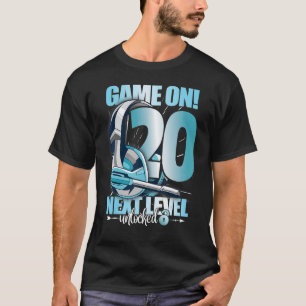 T-shirt Niveau Déverrouillé 20e anniversaire 20 ans Garçon