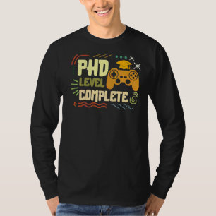 T-shirt Niveau Docteur Complet Philosophie Jeux Vidéo G