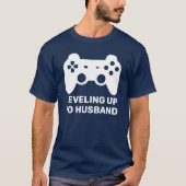 T-shirt Niveau du mari | Funny Mariage Gamer (Devant)