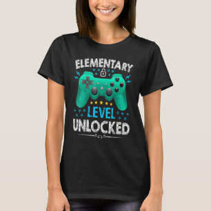 T-shirt Niveau Élémentaire Joueur Déverrouillé Premier Jou