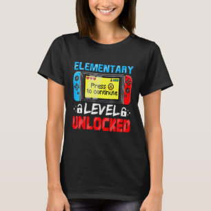 T-shirt Niveau Élémentaire Joueur Déverrouillé Premier Jou