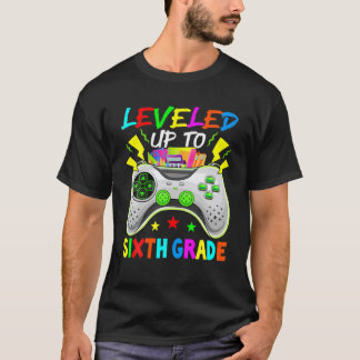 T-shirt Niveau Jusqu'À 6E Année Jeu Vidéo D'Anniversaire T