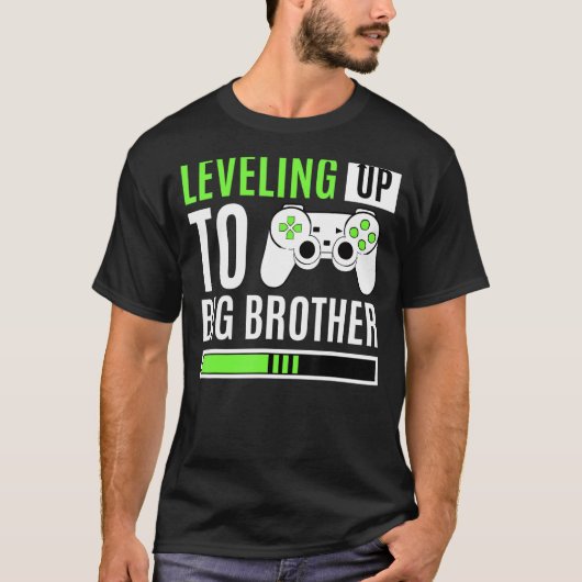 T-shirt Niveau Jusqu'À Big Brother Jeu Bébé Genre Anno (Devant)