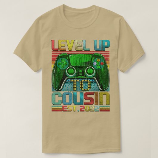 T-shirt Niveau Jusqu'À Cousin Crew 2022 Grossesse Nom De B (Design devant)