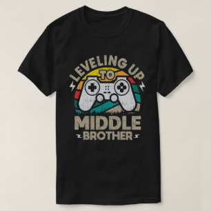 T-shirt Niveau Jusqu'À Moyen Frère Funny Jeu De Joueur