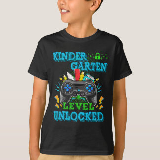 T-shirt Niveau Maternelle Débloqué Jeu Vidéo Byck To Sch