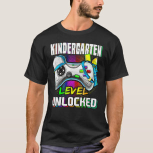 T-shirt Niveau Maternelle Débloqué Joueur De La Rentrée S