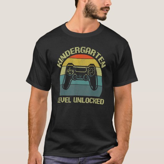 T-shirt Niveau Maternelle Vêtements Déverrouillés Retour À (Devant)