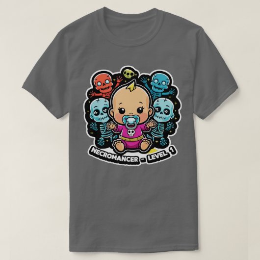 T-shirt Niveau Necromancer (Design devant)