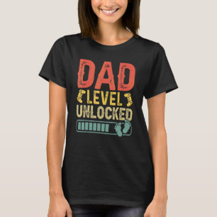 T-shirt Niveau papa Déverrouillé Contrôleur de jeu Attendu