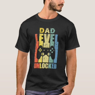 T-shirt Niveau Papa Faire-part Grossesse Déverrouillé Bien