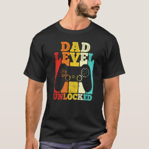 T-shirt Niveau Papa Faire-part Grossesse Déverrouillé Bien