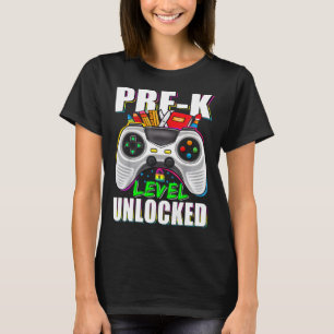 T-shirt Niveau pré-maternelle débloqué Joueur Premier jour