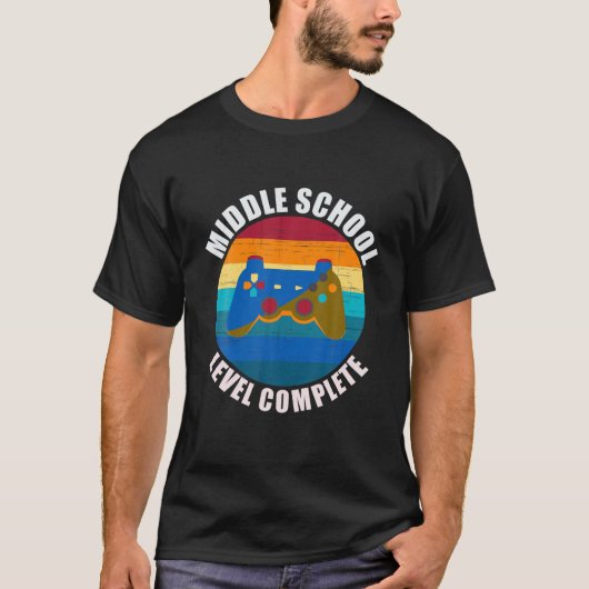 T-shirt Niveau Secondaire Classe De Diplôme Complète De 2 (Devant)