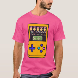 T-shirt Niveau secondaire déverrouillé Lycée élèves Vi