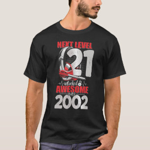 T-shirt Niveau suivant Déverrouillé Garçon 21 ans Casque G